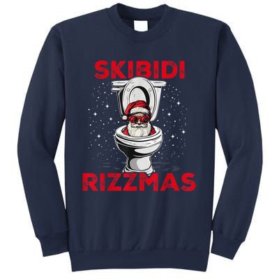 S.K.I.B.I.D.I Riz Zmas Christmas Riz Z Santa Claus Funny Sweatshirt