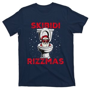 S.K.I.B.I.D.I Riz Zmas Christmas Riz Z Santa Claus Funny T-Shirt