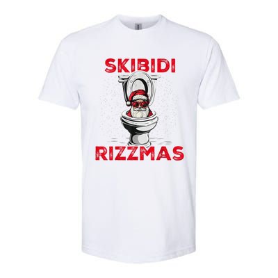 S.K.I.B.I.D.I Riz Zmas Christmas Riz Z Santa Claus Funny Softstyle CVC T-Shirt