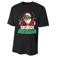 S.K.I.B.I.D.I Riz Zmas Christmas Riz Z Santa Claus Charisma K.I.D. Cool Performance Sprint T-Shirt