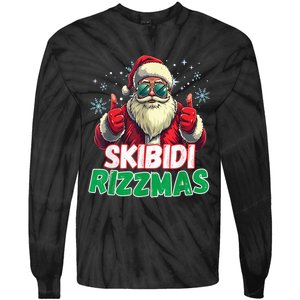 S.K.I.B.I.D.I Riz Zmas Christmas Riz Z Santa Claus Charisma K.I.D. Cool Tie-Dye Long Sleeve Shirt