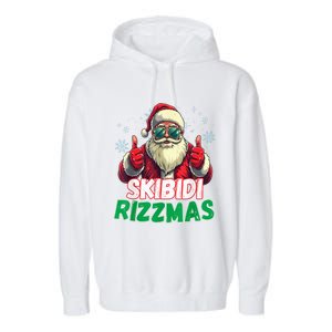 S.K.I.B.I.D.I Riz Zmas Christmas Riz Z Santa Claus Charisma K.I.D. Cool Garment-Dyed Fleece Hoodie