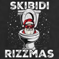 S.K.I.B.I.D.I Riz Zmas Funny Toilet Santa White Elephant Christmas Adult Drive Performance Visor
