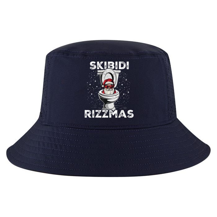 S.K.I.B.I.D.I Riz Zmas Funny Toilet Santa White Elephant Christmas Cool Comfort Performance Bucket Hat