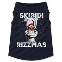 S.K.I.B.I.D.I Riz Zmas Funny Toilet Santa White Elephant Christmas Doggie Tank