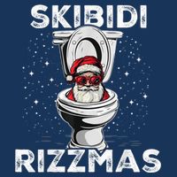 S.K.I.B.I.D.I Riz Zmas Funny Toilet Santa White Elephant Christmas Sustainable Bucket Hat