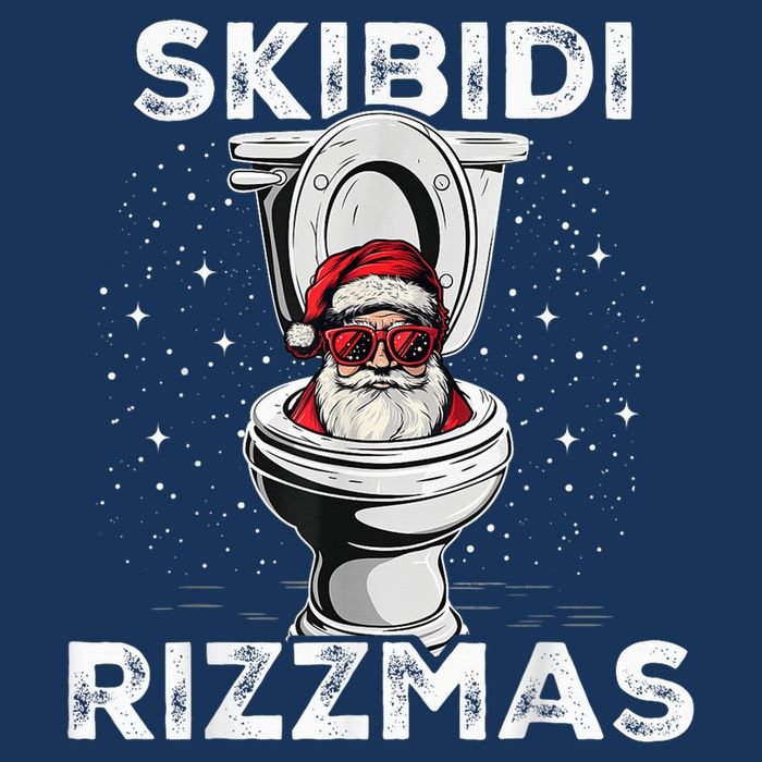 S.K.I.B.I.D.I Riz Zmas Funny Toilet Santa White Elephant Christmas Sustainable Bucket Hat