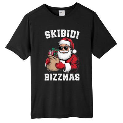 S.K.I.B.I.D.I Riz Z Mas Christmas Rizz Santa Claus Funny Xmas Tall Fusion ChromaSoft Performance T-Shirt