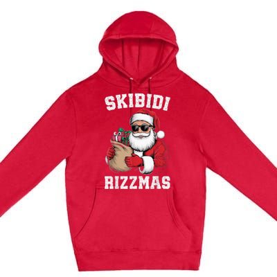 S.K.I.B.I.D.I Riz Z Mas Christmas Rizz Santa Claus Funny Xmas Premium Pullover Hoodie