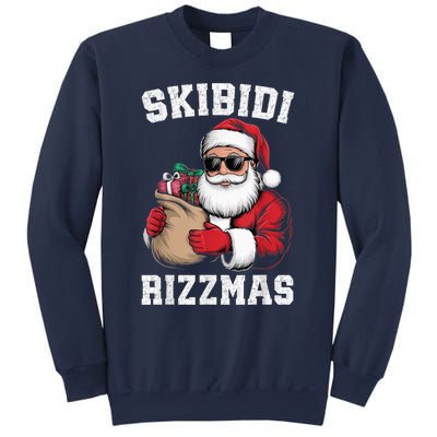 S.K.I.B.I.D.I Riz Z Mas Christmas Rizz Santa Claus Funny Xmas Sweatshirt