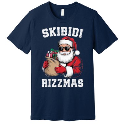 S.K.I.B.I.D.I Riz Z Mas Christmas Rizz Santa Claus Funny Xmas Premium T-Shirt