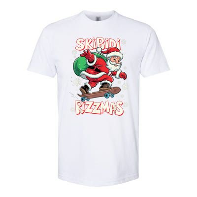 S.K.I.B.I.D.I Riz Z Mas Christmas Rizz Santa Claus Funny Xmas Softstyle CVC T-Shirt