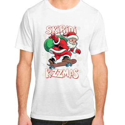 S.K.I.B.I.D.I Riz Z Mas Christmas Rizz Santa Claus Funny Xmas Adult ChromaSoft Performance T-Shirt