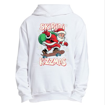 S.K.I.B.I.D.I Riz Z Mas Christmas Rizz Santa Claus Funny Xmas Urban Pullover Hoodie