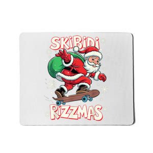 S.K.I.B.I.D.I Riz Z Mas Christmas Rizz Santa Claus Funny Xmas Mousepad