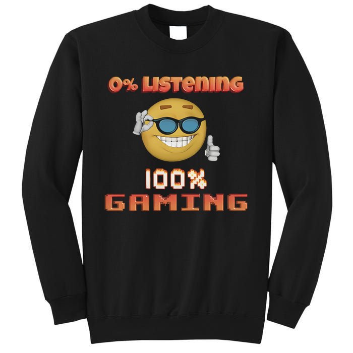 Snazzy Seagull 0 Listening 100 Gaming Sweatshirt