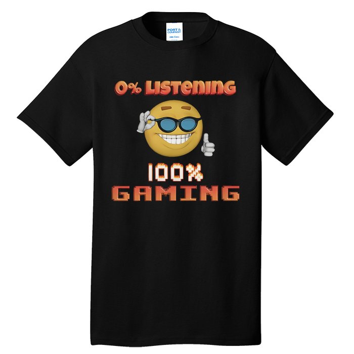 Snazzy Seagull 0 Listening 100 Gaming Tall T-Shirt