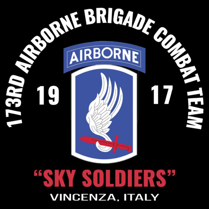Sky Soldiers 173rd Airborne Combat Team Gift Doggie Tank