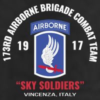 Sky Soldiers 173rd Airborne Combat Team Gift Beanie