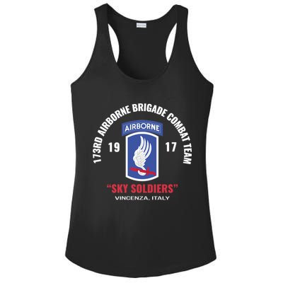 Sky Soldiers 173rd Airborne Combat Team Gift Ladies PosiCharge Competitor Racerback Tank