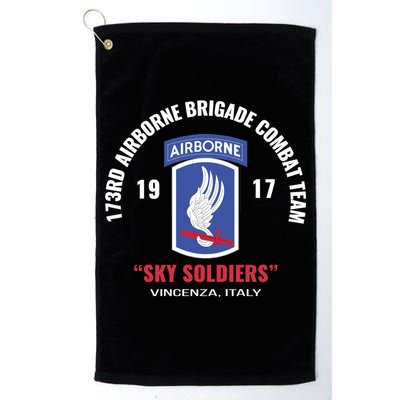 Sky Soldiers 173rd Airborne Combat Team Gift Golf Towel