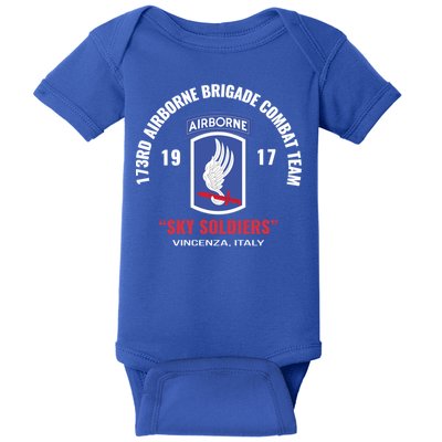 Sky Soldiers 173rd Airborne Combat Team Gift Baby Bodysuit
