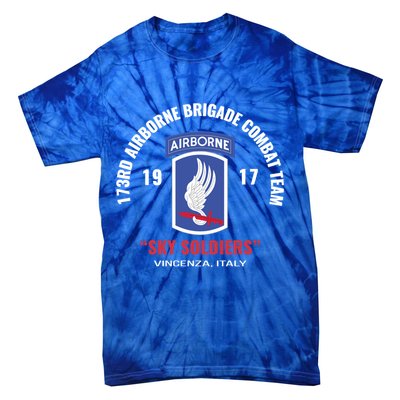 Sky Soldiers 173rd Airborne Combat Team Gift Tie-Dye T-Shirt