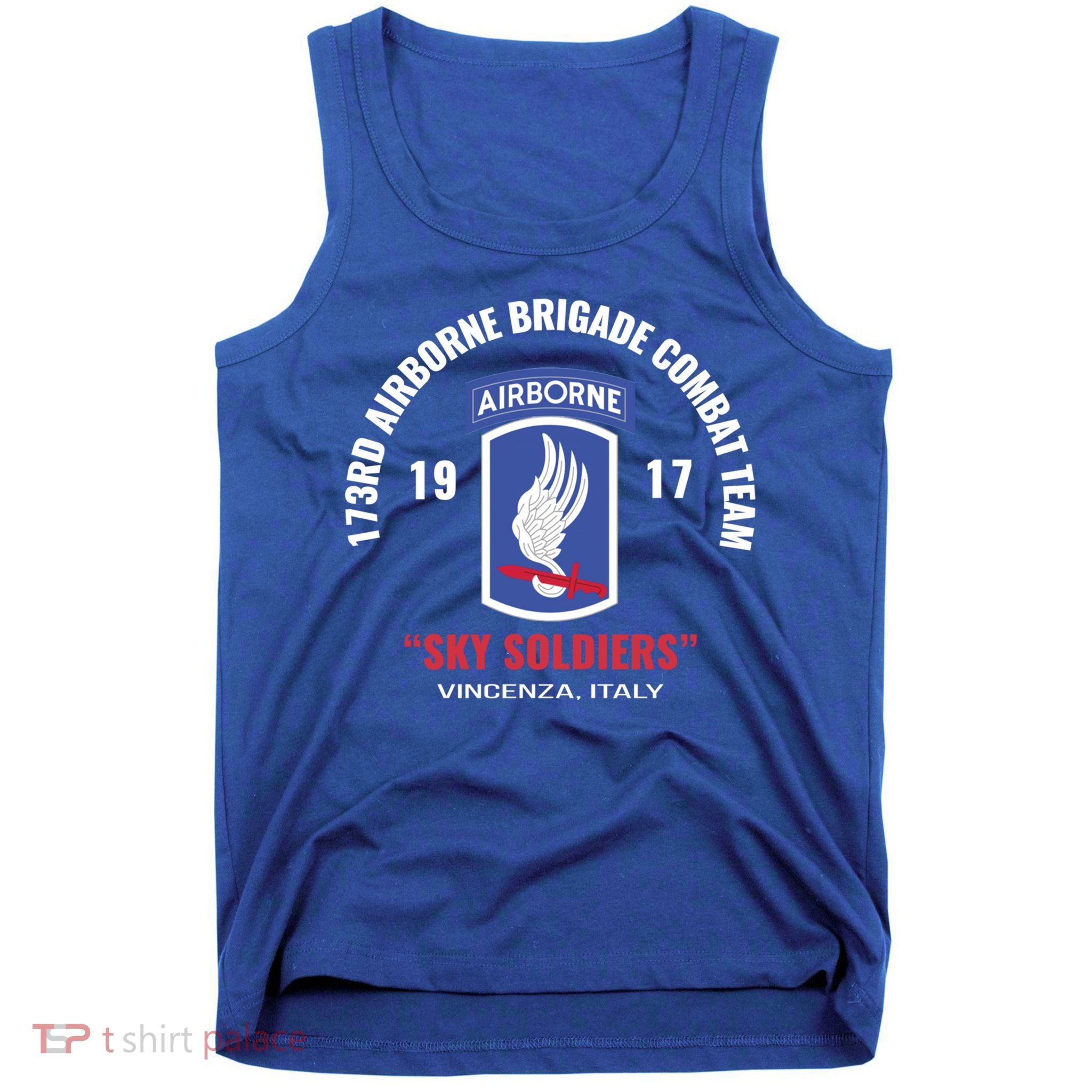 Sky Soldiers 173rd Airborne Combat Team Gift Tank Top