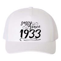 Sassy Since 1933 Birthday 90th Birthday Yupoong Adult 5-Panel Trucker Hat