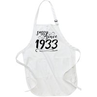 Sassy Since 1933 Birthday 90th Birthday Full-Length Apron With Pockets