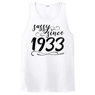 Sassy Since 1933 Birthday 90th Birthday PosiCharge Competitor Tank