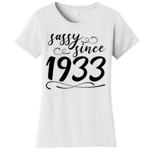 Sassy Since 1933 Birthday 90th Birthday Women's T-Shirt