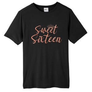 Sweet Sixn 16th Birthday Girl 16 Years Old For Girl Tall Fusion ChromaSoft Performance T-Shirt