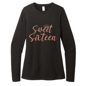 Sweet Sixn 16th Birthday Girl 16 Years Old For Girl Womens CVC Long Sleeve Shirt