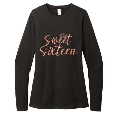 Sweet Sixn 16th Birthday Girl 16 Years Old For Girl Womens CVC Long Sleeve Shirt