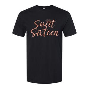 Sweet Sixn 16th Birthday Girl 16 Years Old For Girl Softstyle CVC T-Shirt