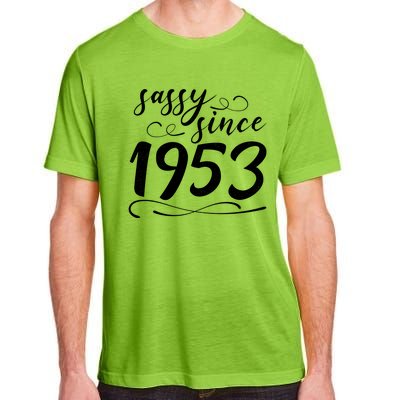 Sassy Since 1953 Birthday 70th Birthday Adult ChromaSoft Performance T-Shirt