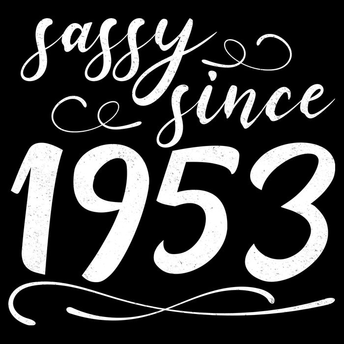 Sassy Since 1953 Birthday 70th Birthday USA-Made Doggie Bandana