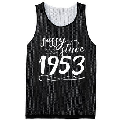 Sassy Since 1953 Birthday 70th Birthday Mesh Reversible Basketball Jersey Tank