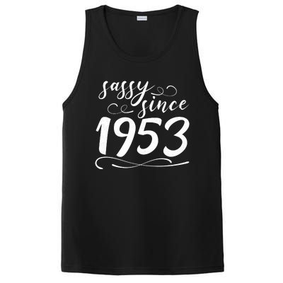 Sassy Since 1953 Birthday 70th Birthday PosiCharge Competitor Tank