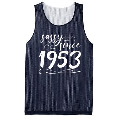 Sassy Since 1953 Birthday 70th Birthday Mesh Reversible Basketball Jersey Tank