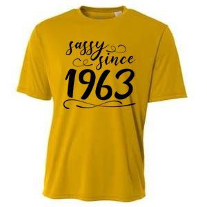 Sassy Since 1963 Birthday 60th Birthday Cooling Performance Crew T-Shirt