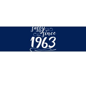 Sassy Since 1963 Birthday 60th Birthday Bumper Sticker