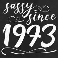 Sassy Since 1973 Birthday 50th Birthday 7 Panel Mesh Trucker Snapback Hat