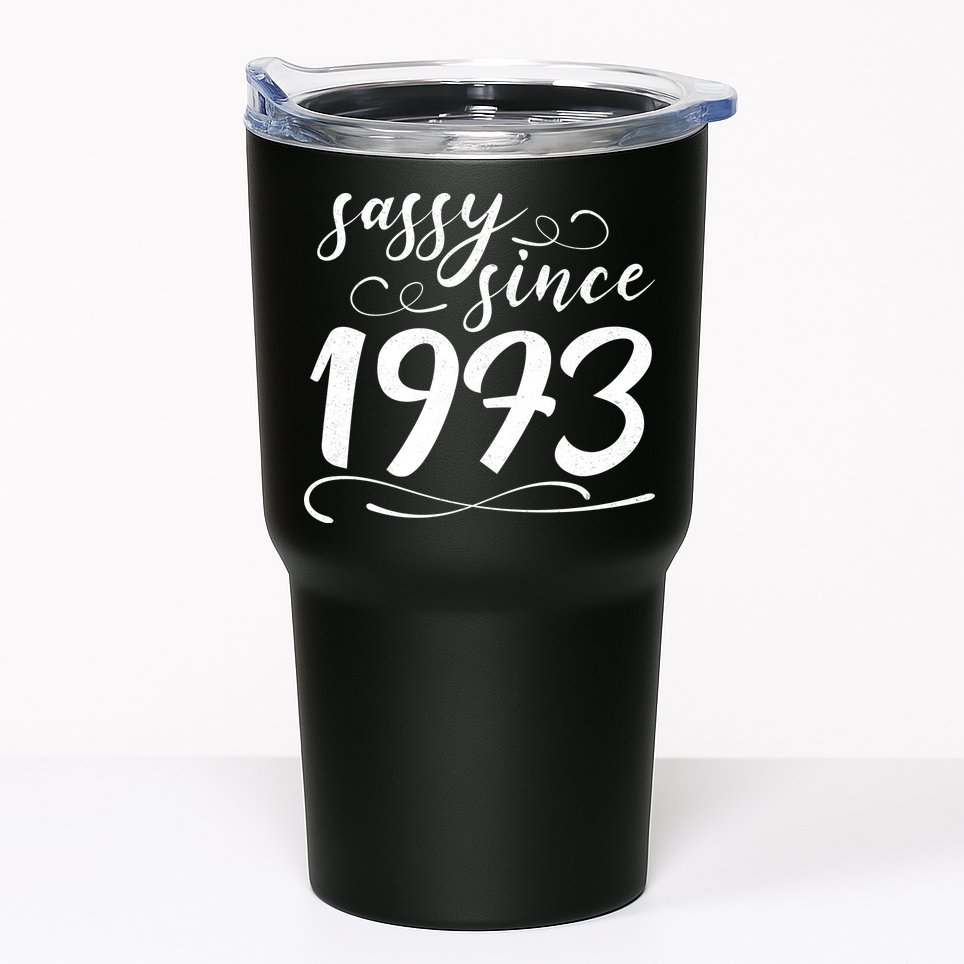 Sassy Since 1973 Birthday 50th Birthday Tumbler