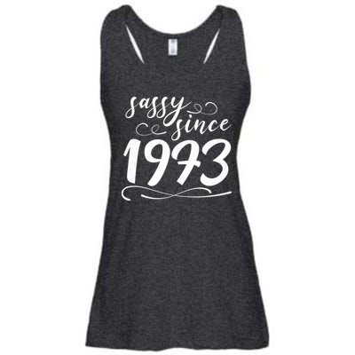 Sassy Since 1973 Birthday 50th Birthday Ladies Essential Flowy Tank