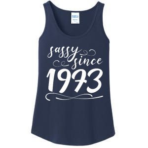 Sassy Since 1973 Birthday 50th Birthday Ladies Essential Tank