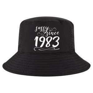 Sassy Since 1983 Birthday 40th Birthday Cool Comfort Performance Bucket Hat