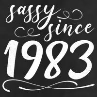 Sassy Since 1983 Birthday 40th Birthday Trucker Hat