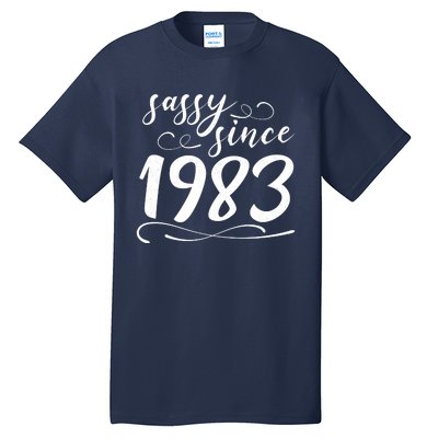 Sassy Since 1983 Birthday 40th Birthday Tall T-Shirt